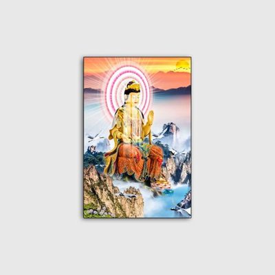 Ảnh gốc File tranh phật giáo PG10337 (độ nét cao) in tráng gương