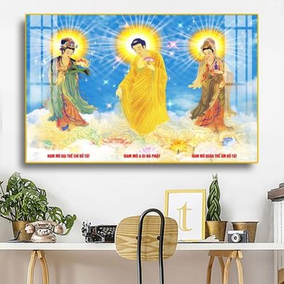 File gốc File tranh phật PG1043 (in lụa) tranh phong thủy