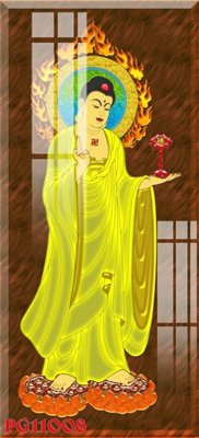 File ảnh File tranh phật giáo PG11008 (gốc) in decal dán tường