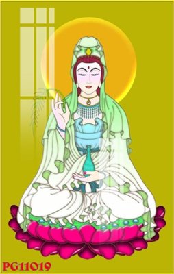 File gốc File tranh phật giáo PG11019 (in lụa) chi tiết cao