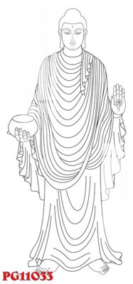 File gốc File tranh phật giáo PG11033 (PSD/TIFF) độ phân giải cao