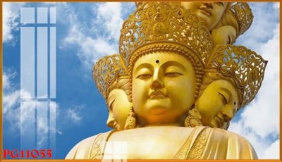 File gốc File tranh phật giáo PG11055 (in lụa) tranh phong thủy