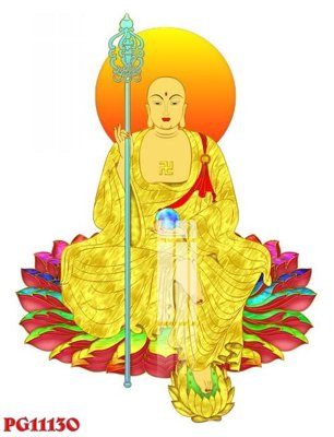 File PSD in ấn File tranh phật giáo PG11130 (chất lượng cao)
