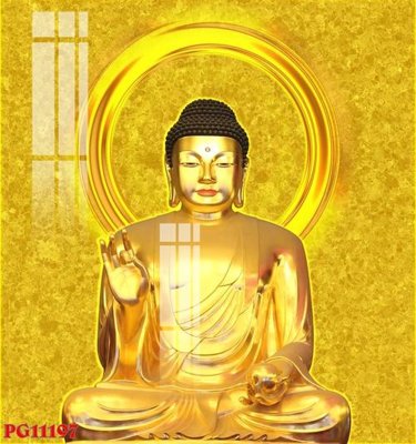 Download file gốc File tranh phật giáo PG11197 (in lụa) tranh 3D