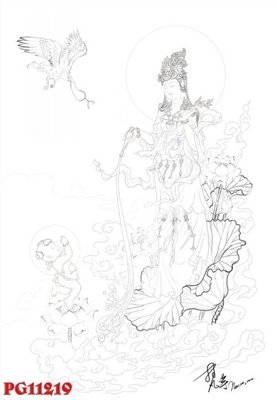 File gốc File tranh phật giáo PG11219 (bản quyền) cho in ấn