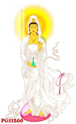 File in trần File tranh phật giáo PG11266 (bản gốc) mây trời