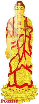 Hình ảnh file gốc in trần nhà File tranh phật giáo PG11316