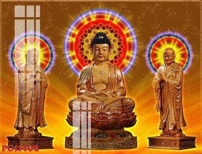 File tranh gốc in trần nhà File tranh phật giáo PG11402 3D