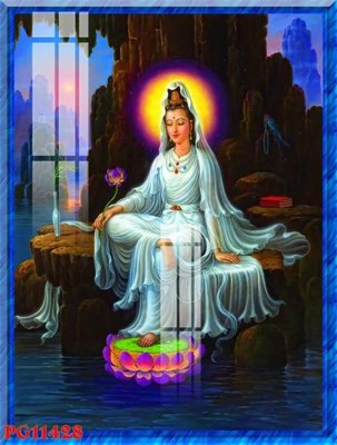 Download file gốc File tranh phật giáo PG11428 (in lụa) tranh 3D