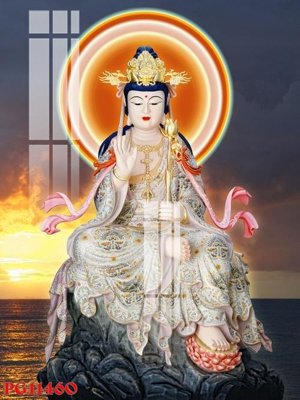 File in trần File tranh phật giáo PG11460 (file gốc) hoa văn 3D