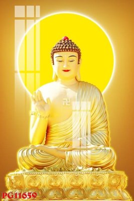 Ảnh gốc File tranh phật giáo PG11659 (nét căng) in mica
