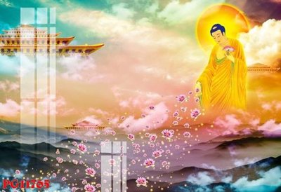 Hình ảnh file gốc File tranh phật giáo PG11765 cho in UV