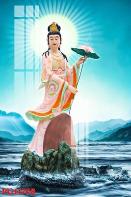 File gốc File tranh phật giáo PG11798 (phong cách) tối giản