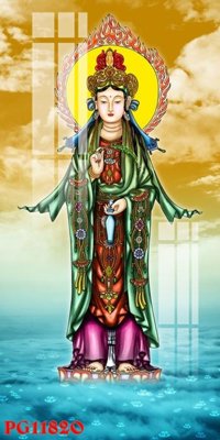 File gốc File tranh phật giáo PG11820 (in tráng gương) hiện đại