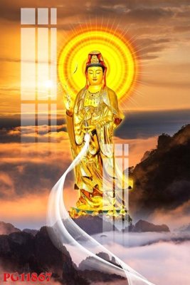 Tải file gốc in lụa File tranh phật giáo PG11867 siêu nét