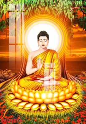 Ảnh gốc File tranh phật giáo PG11874 (độ nét cao) in mica