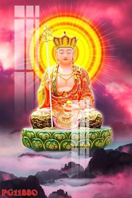File gốc in tráng gương File tranh phật giáo PG11880 chi tiết