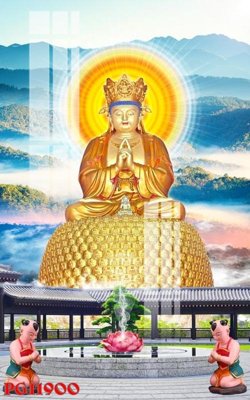 File gốc File tranh phật giáo PG11900 (vector) cho in ấn