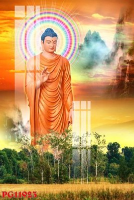 File PSD File tranh phật giáo PG11923 (bản gốc) chất lượng nhất