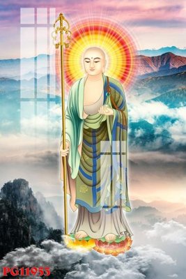 File gốc File tranh phật giáo PG11953 (in lụa) hoa văn cổ điển