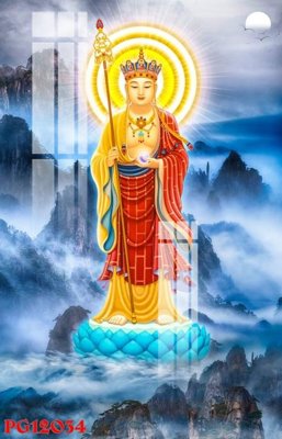 Download file File tranh phật giáo PG12034 (gốc) in mica đèn LED