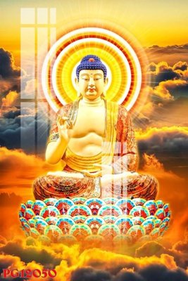 File gốc File tranh phật giáo PG12050 (in lụa) hoa văn cổ điển