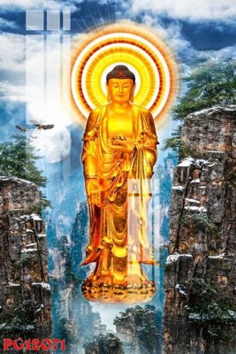 File tranh in tráng gương File tranh phật giáo PG12071 (siêu nét)