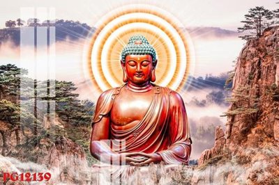 Ảnh gốc file in lụa File tranh phật giáo PG12139 chi tiết