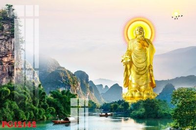 Ảnh gốc File tranh phật giáo PG12142 (độ nét cao) in mica