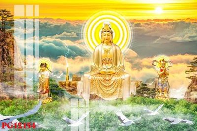 File tranh in trần File tranh phật giáo PG12154 (ảnh gốc siêu nét)