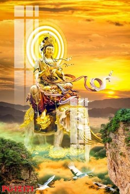 File PSD File tranh phật giáo PG12171 (bản gốc) đã tách nền