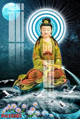 Tải file File tranh phật giáo PG12187 (ảnh gốc) in tráng gương