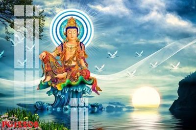 File gốc File tranh phật giáo PG12208 (in ấn) màu sắc trung thực