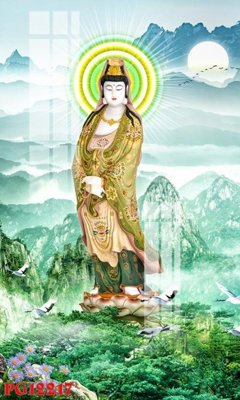 Tải file File tranh phật giáo PG12217 (gốc) làm tranh treo tường