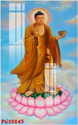 File in mica File tranh phật giáo PG12243 (bản gốc) siêu trong