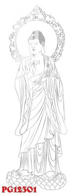 File gốc File tranh phật giáo PG12301 (in ấn) không giới hạn