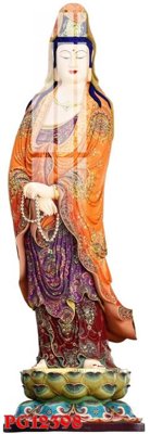 File in trần File tranh phật giáo PG12398 (bản gốc) hoa văn