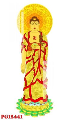 File gốc File tranh phật giáo PG12441 (in lụa) tranh thuận buồm