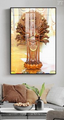 File gốc File tranh phật PG1268 (in lụa) tranh thuận buồm