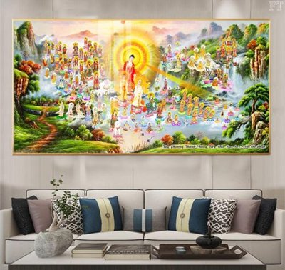 File gốc File tranh phật PG1299 (chủ đề hiện đại) trang trí