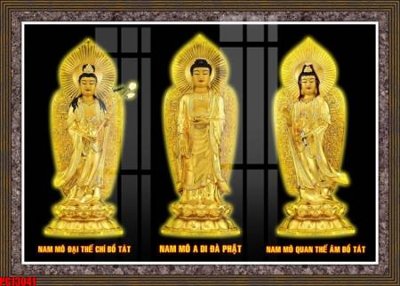 File gốc File tranh phật giáo PG13041 (in mica) trang trí