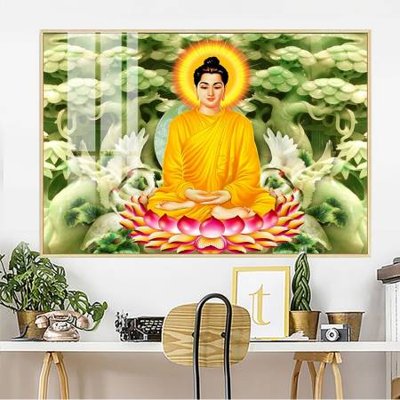 File gốc File tranh phật giáo PG13548 (phong cách) tối giản