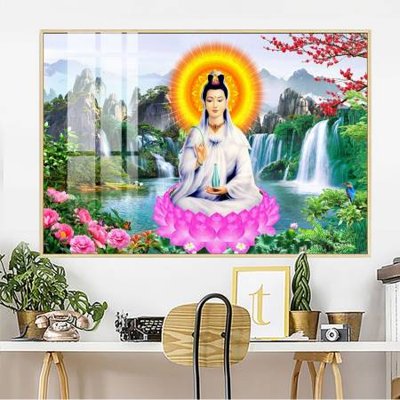 File gốc File tranh phật giáo PG13561 (in mica) làm bảng hiệu