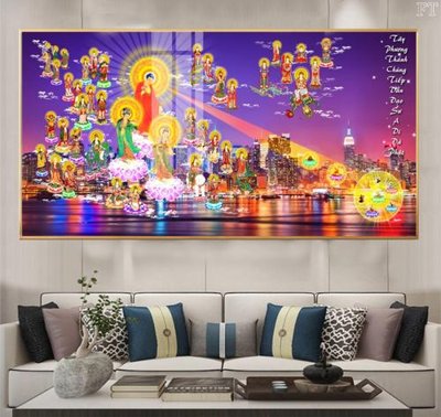 Ảnh gốc File tranh phật PG1399 (độ nét cao) in tráng gương