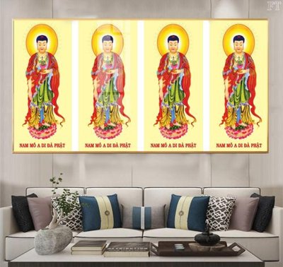 Hình ảnh file gốc File tranh phật PG1438 cho in UV