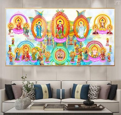 File PSD in ấn File tranh phật PG1781 (chất lượng cao)