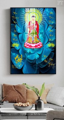 File gốc File tranh phật PG1796 (in lụa) trang trí tường