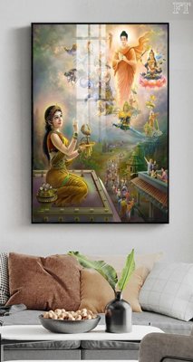 File in trần File tranh phật PG1966 (bản gốc) trời sao