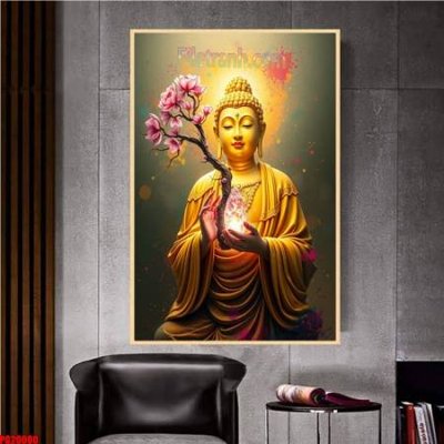 File in trần File tranh phật giáo 5D PG20000 (bản gốc) bầu trời