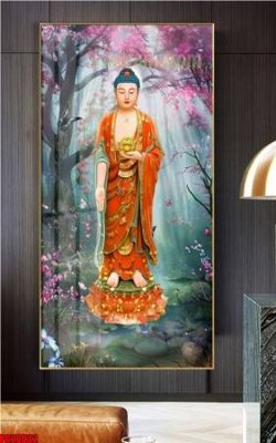 File tranh File tranh phật giáo 5D PG20032 (bản gốc) in lụa 5D